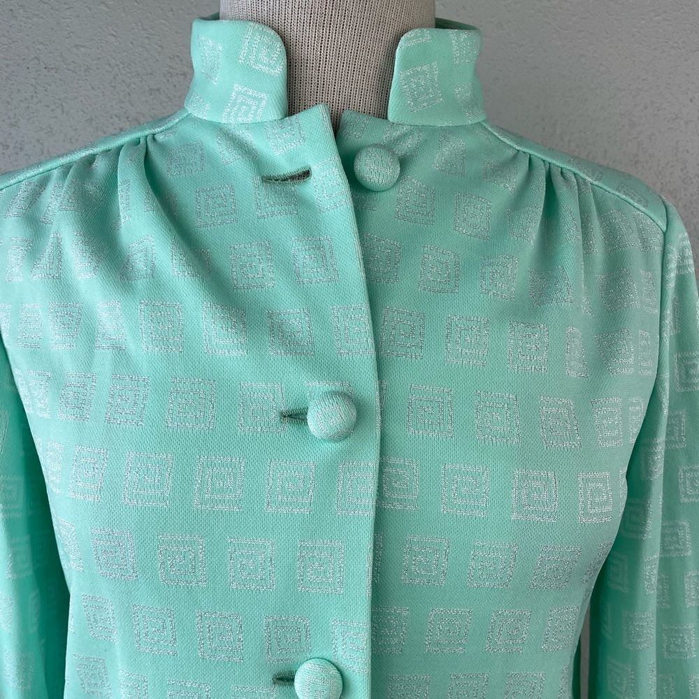 Hand Made Matching Blazer Jacket, Scarf and Skirt EUC - Picture 3 of 11